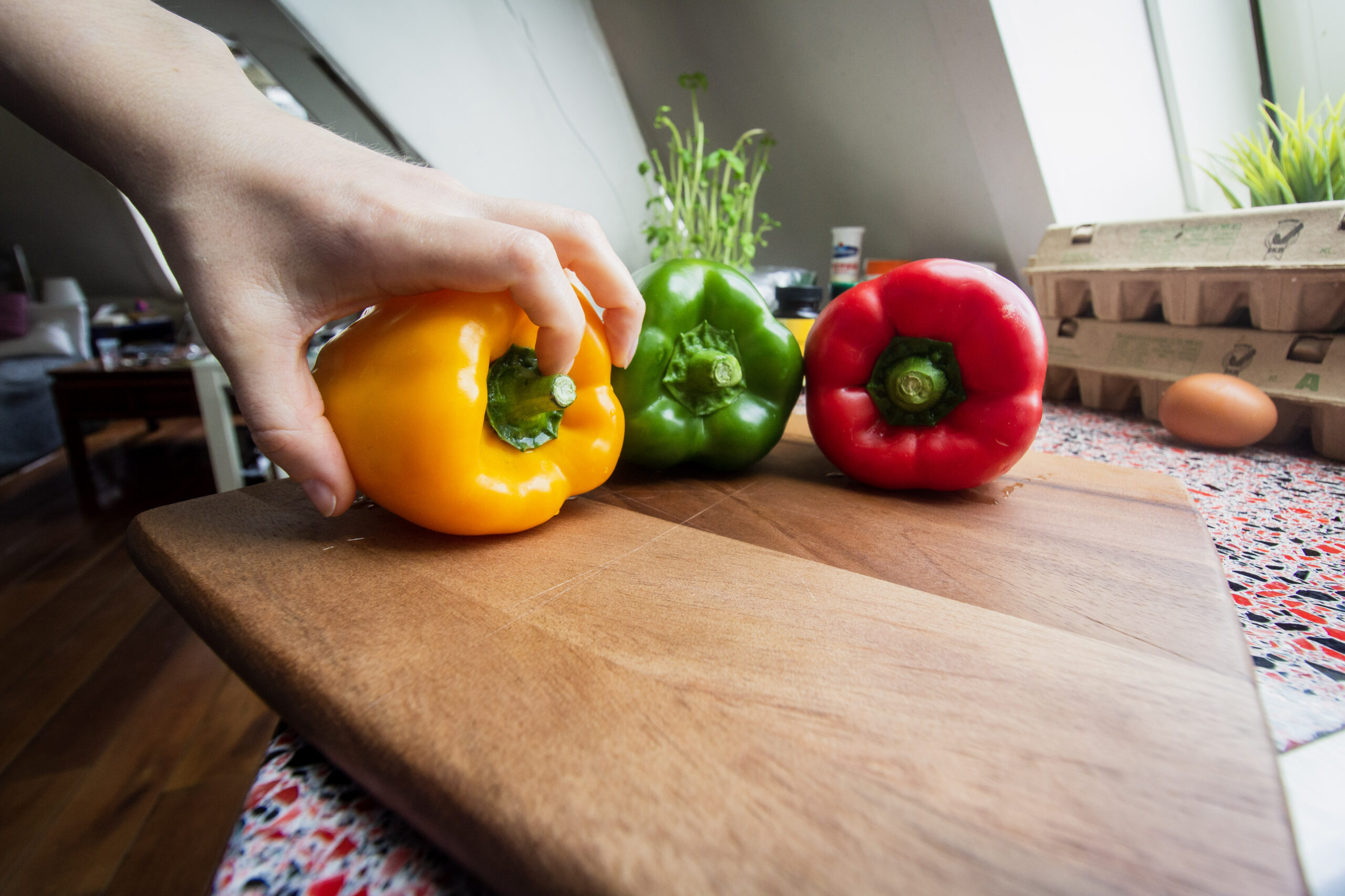 Bell peppers causing digestive discomfort