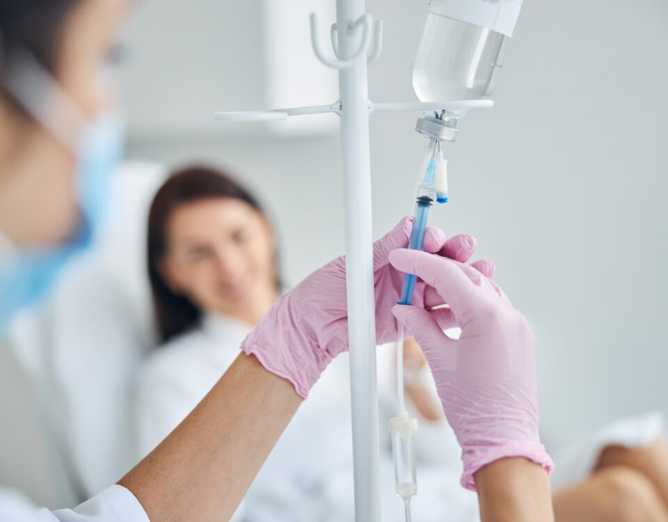 IV therapy drip for immune support