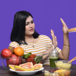 Illustration of GERD acid reflux foods to avoid and digestive health tips