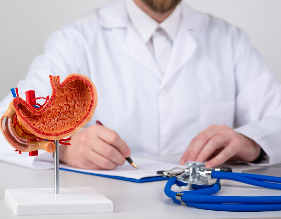 Patient consulting with Vanguard Gastroenterology doctor about gas-causing foods