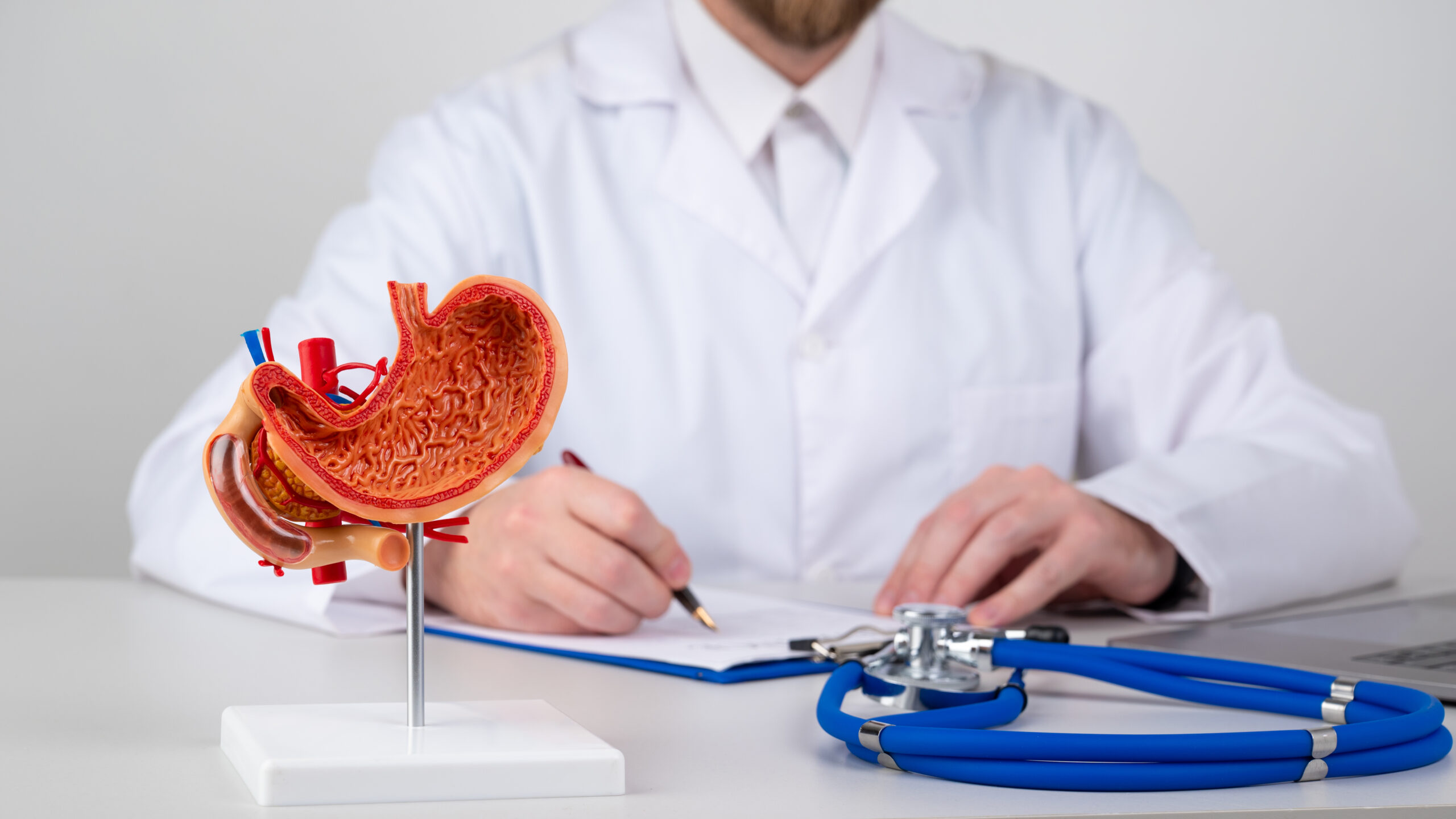 Patient consulting with Vanguard Gastroenterology doctor about gas-causing foods