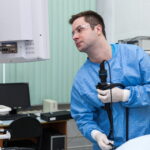 Illustration of upper endoscopy procedure in NYC